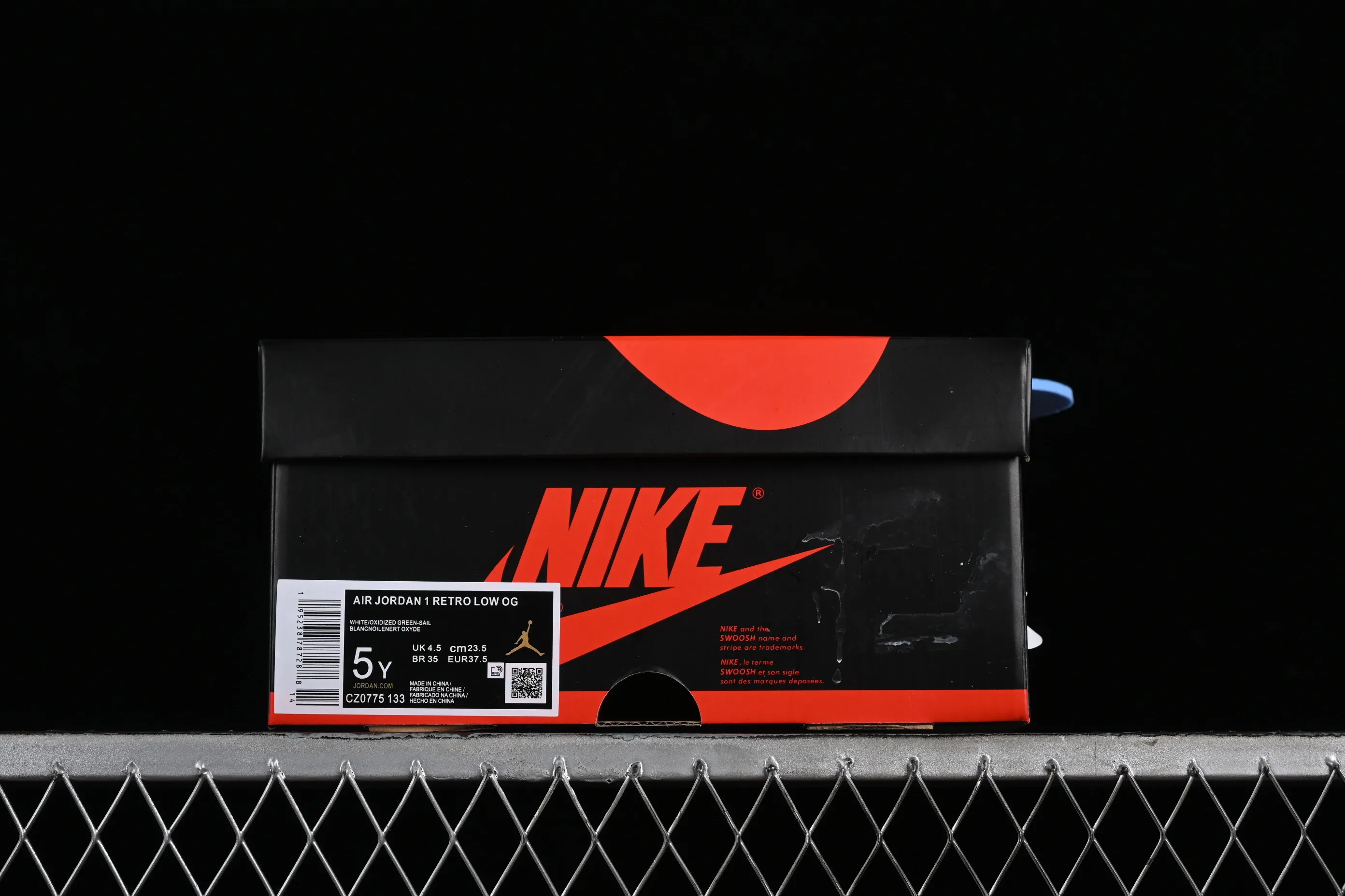 All categories Air Jordan Jordan series basketball shoes Air Jordan 1 Low Z version Air Jordan 1 Low OG "Oxidized Green" AJ1 Joe 1 oxidized green low-top cultural basketball shoes CZ0775-133